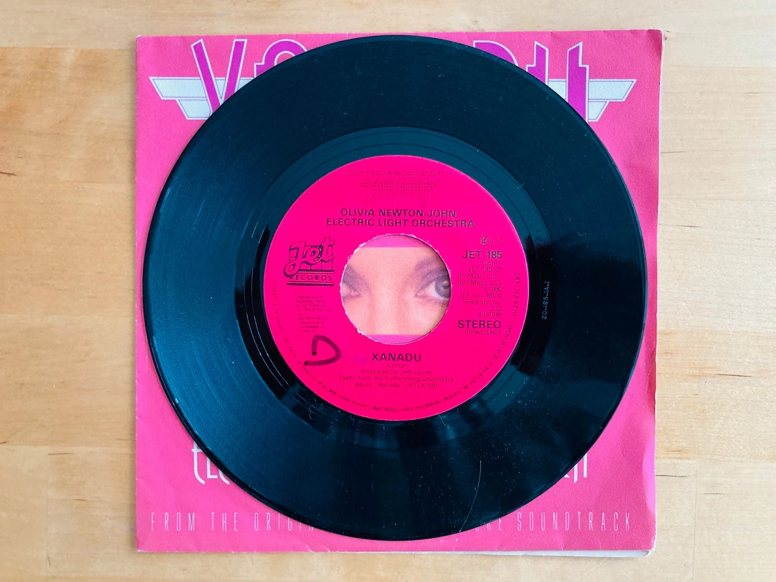 Disco de vinil 45T Olivia Newton-John e ELO Xanadu. – photo 2